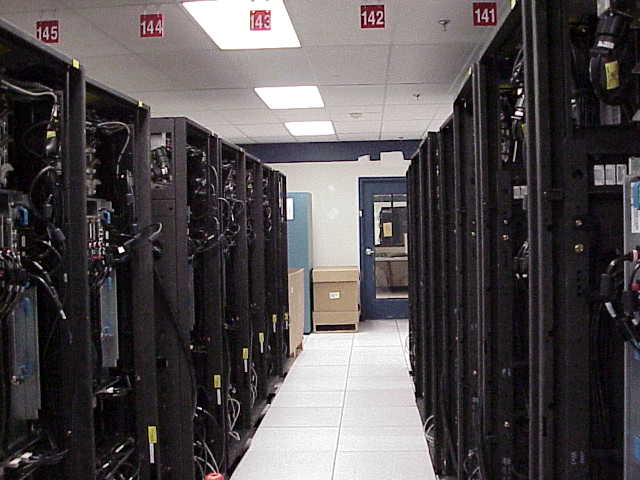 HPCx hot aisle